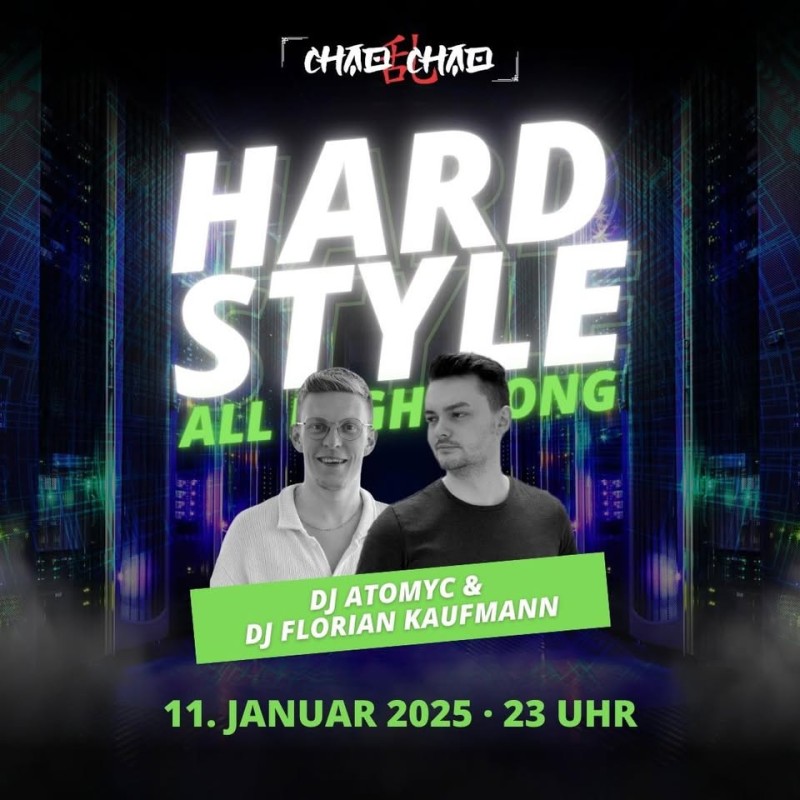 Flyer/Grafik zum Event: HARDSTYLE am Sa., 11.01.2025 ab 23:00 Uhr