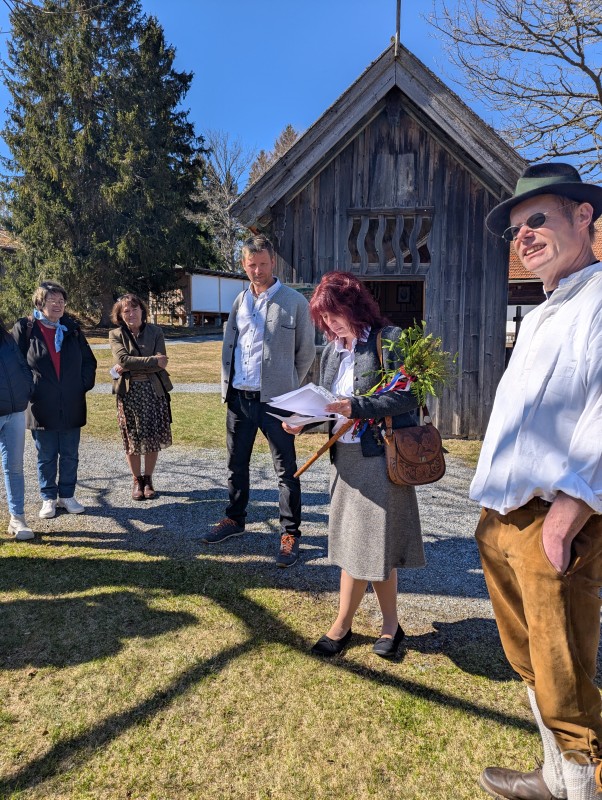 Markus Graf und ich bei unserer Abschlussführung unsere Abschlussführung