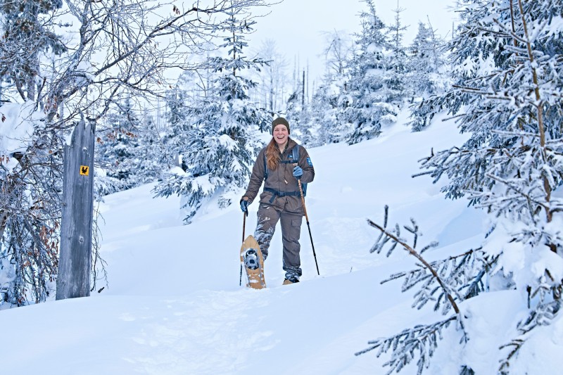 Flyer/Grafik zum Event: Nationalpark exklusiv: Schneeschuhtour auf den Großen Rachel 2026 am Sa., 24.01.2026 ab 09:00 Uhr