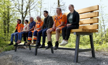 Mehr Bank geht nicht - Am Kadernberg können jetzt „Riesen-Pausen“ eingelegt werden