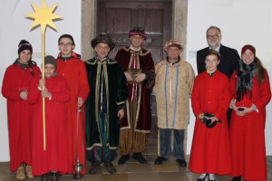 Zum Dreikönigsfest: Sternsinger zu Gast im Rathaus