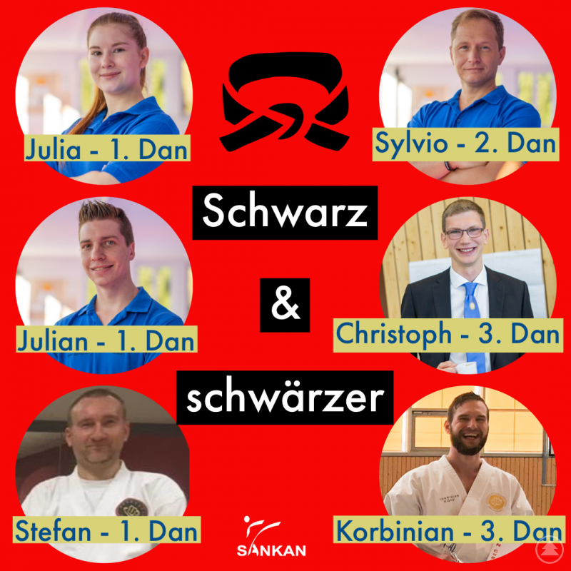 Prüflinge des Karate Club Bayerwald kurz vorgestellt.