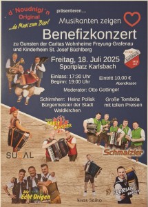 Benefizkonzert Karlsbach 2025