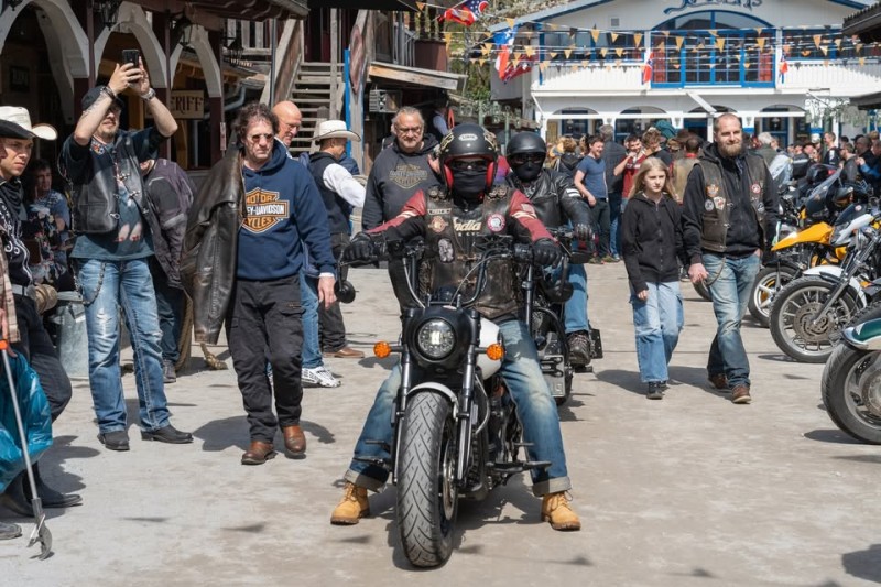 Flyer/Grafik zum Event: Bikers Weekend 2026 in Pullman City Bayern am Fr., 17.04.2026 - Sa., 18.04.2026 von 10:00 bis 23:45 Uhr