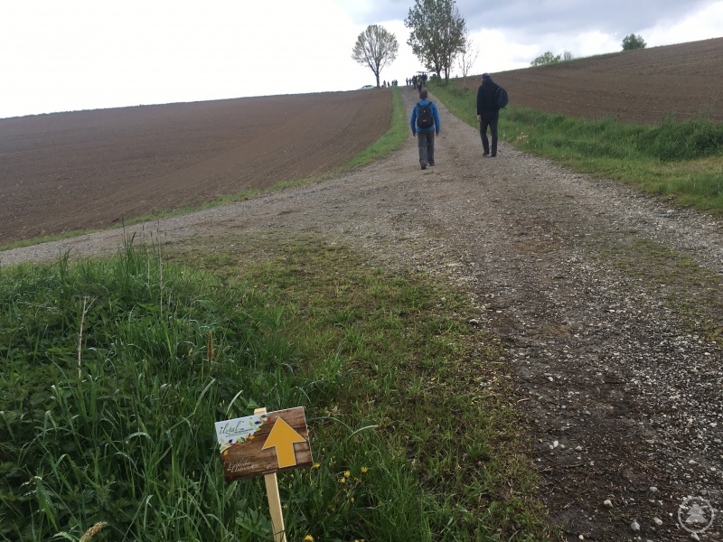 Entlang der Flüsse, aber auch über die Dörfer ging die diesjährige Wanderstrecke.