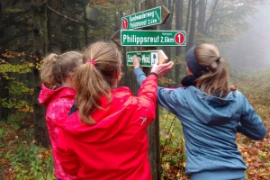 Gymnasiasten gestalten Wanderweg