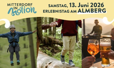 Mitterdorf in Motion bringt Bewegung und Sommerfeeling an den Almberg