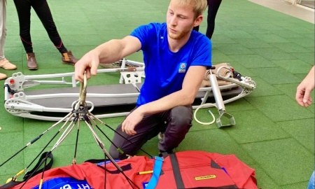 Grafenauer Bergwacht "rettet" in der Mutter-Vater-Kind Klinik in Grafenau