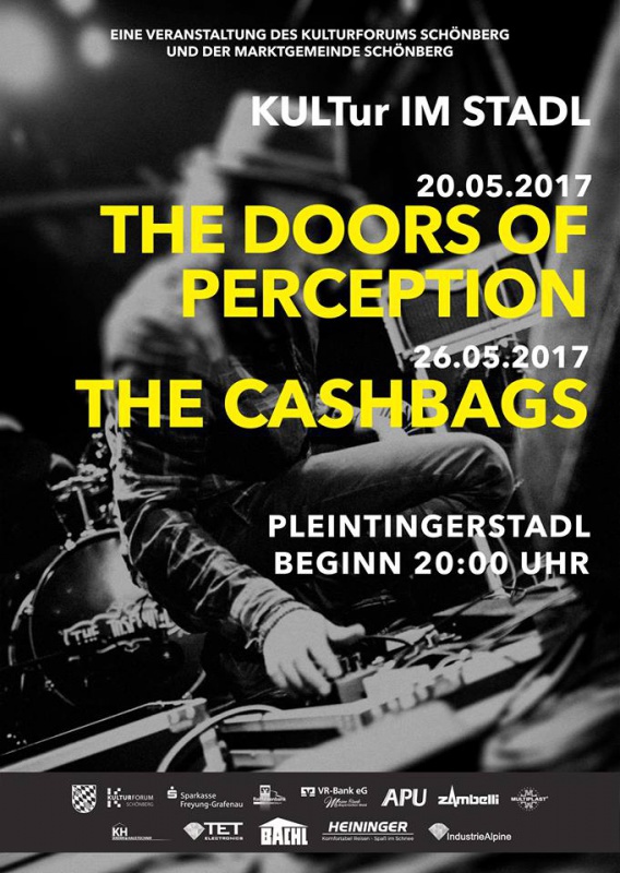 Flyer/Grafik zum Event: The Cashbags live in Schönberg! am Fr., 26.05.2017 ab 20:00 Uhr