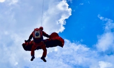 Luftrettungseinsatz im Steinernen Meer am Dreisessel
