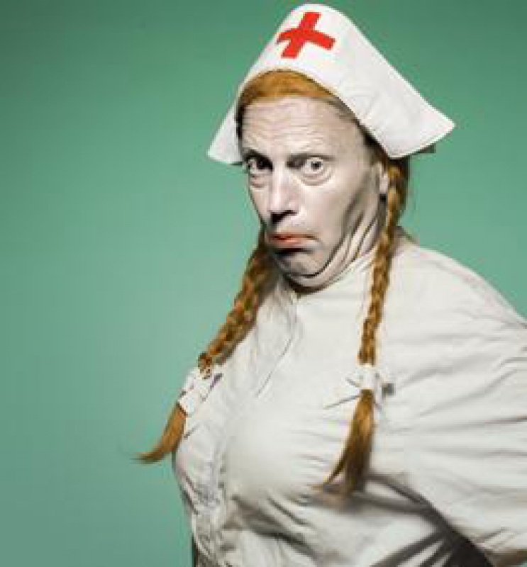 Flyer/Grafik zum Event: Arnulf Rating "Schwester Hedwigs allerschwerste Fälle" am Fr., 14.11.2008 ab 20 Uhr