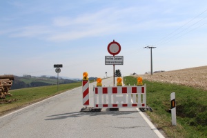 Kreisstraße FRG 7 kommende Woche gesperrt