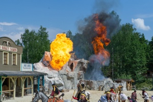 Viel Action bei den Cowboys