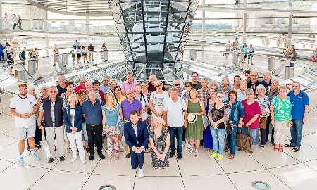 Politisch interessierte Bürgerinnen und Bürger zu Gast in Berlin