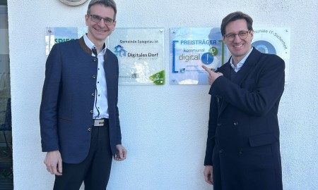 Digitalisierung als Standortfaktor: Ebner tauscht sich mit B&uuml;rgermeister Roth aus
