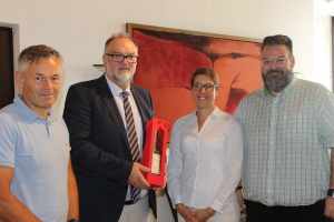 Antrittsbesuch: Neue CMP-Geschäftsführerin bei OB Jürgen Dupper