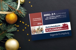 Der neue Gutscheinbuch.de Schlemmerblock 2022 für Deggendorf und Umgebung