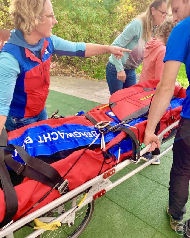 Transport in der Gebirgstrage