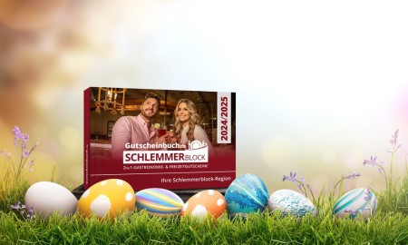 Hoppeln ins Glück mit dem Gutscheinbuch.de Schlemmerblock