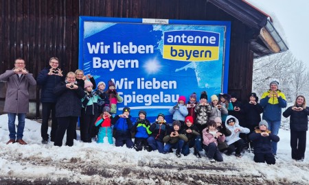 Grundschule Spiegelau engagiert sich beim Antenne Bayern Herzensprojekt