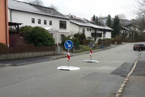 Max-Matheis-Stra&szlig;e: Querungshilfe ist fertiggestellt