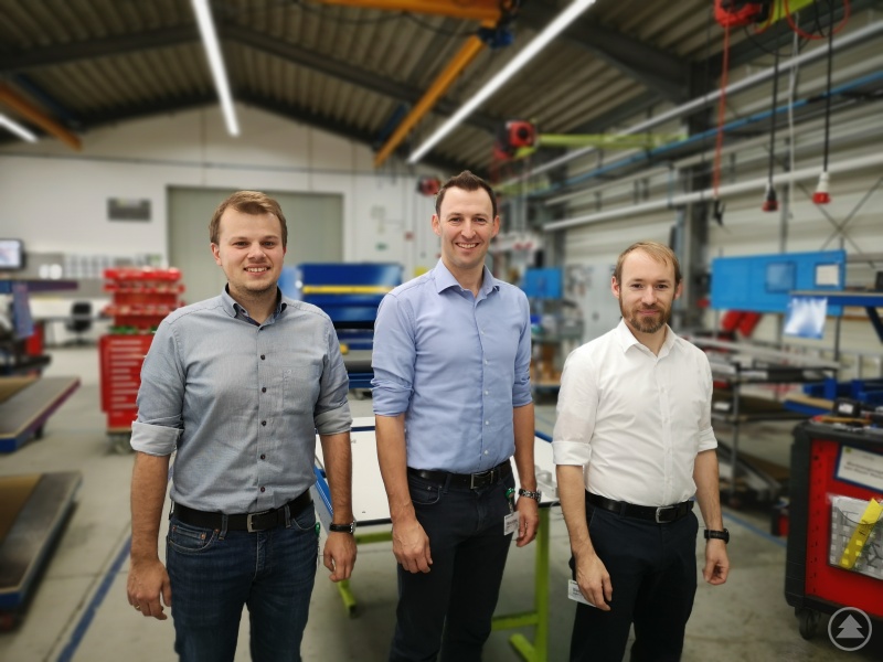 Sie zeigen, wie junge Ideen echte Mehrwerte für die regionalen Wertschöpfungsketten und Betriebe generieren können: Die Gründer der IFOX Systems GmbH (v.l.) Dr. Mathias Michalicki, Dr. Stefan J. Blöchl und Dipl.-Ing. (FH) Johannes Fürst.