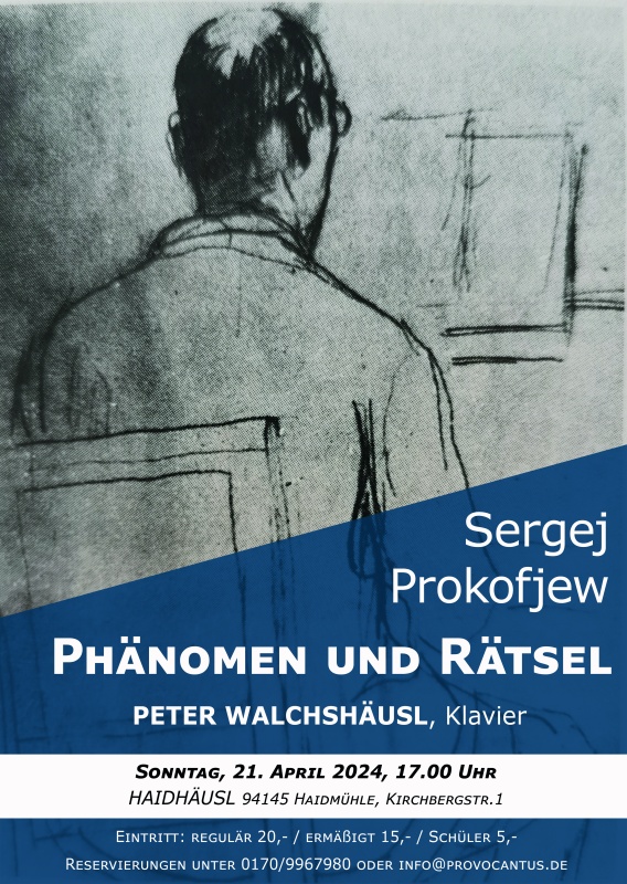 Flyer/Grafik zum Event: Sergej Prokofjew – Phänomen und Rätsel am So., 21.04.2024 von 17:00 bis 19:00 Uhr