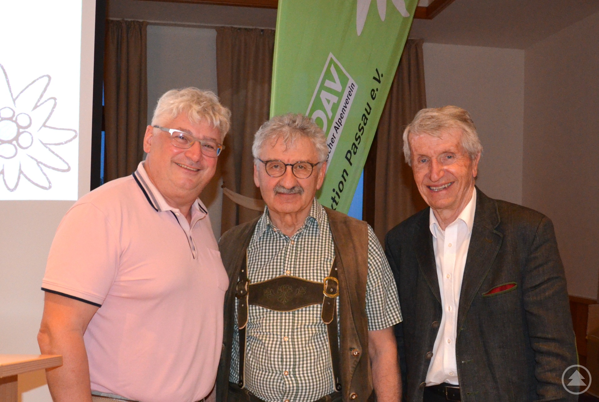 3) (v. l.) Lothar Schramm, Bernhard Pappenberger und Walter Schweitzer.