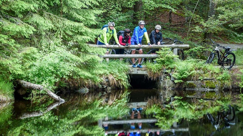 Flyer/Grafik zum Event: Grenzüberschreitend Radtour in die Wildnis am So., 04.05.2025 - So., 22.06.2025