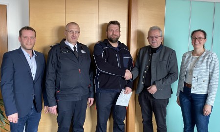 Ein aktuelles wie zukunftstr&auml;chtiges Thema: Franz Str&auml;u&szlig;l zum Fachberater Feuerwehrdrohne bestellt