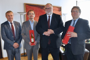 Antrittsbesuch des neuen Caritasdirektors