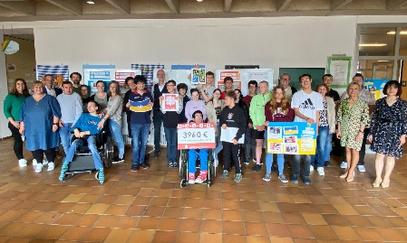 3960 Euro: Caritas-Förderzentrum St. Severin unterstützt Hilfe für die Ukraine