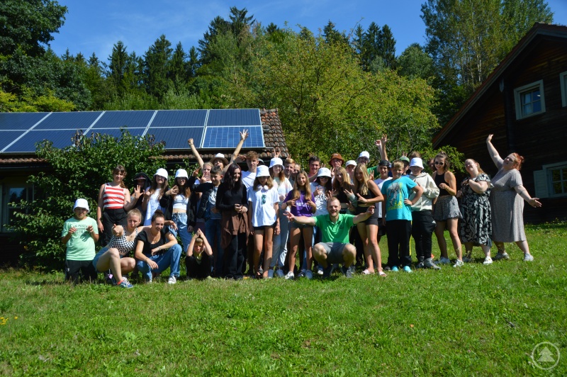 Trotz anfänglich schlechtem Wetter, kam der Spaß im gr. Camp nicht zu kurz.