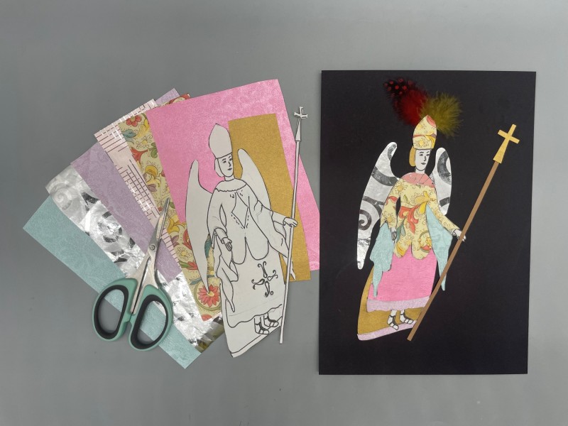 Flyer/Grafik zum Event: Weihnachtsworkshop Heiliges Theater, bunte Kleider 2025 am Sa., 13.12.2025 von 10:00 bis 12:00 Uhr