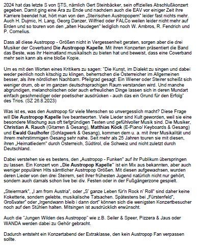 Die Austropop Kapelle