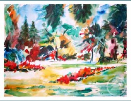 Siegfried Stockbauer, Mittagshitze im Park