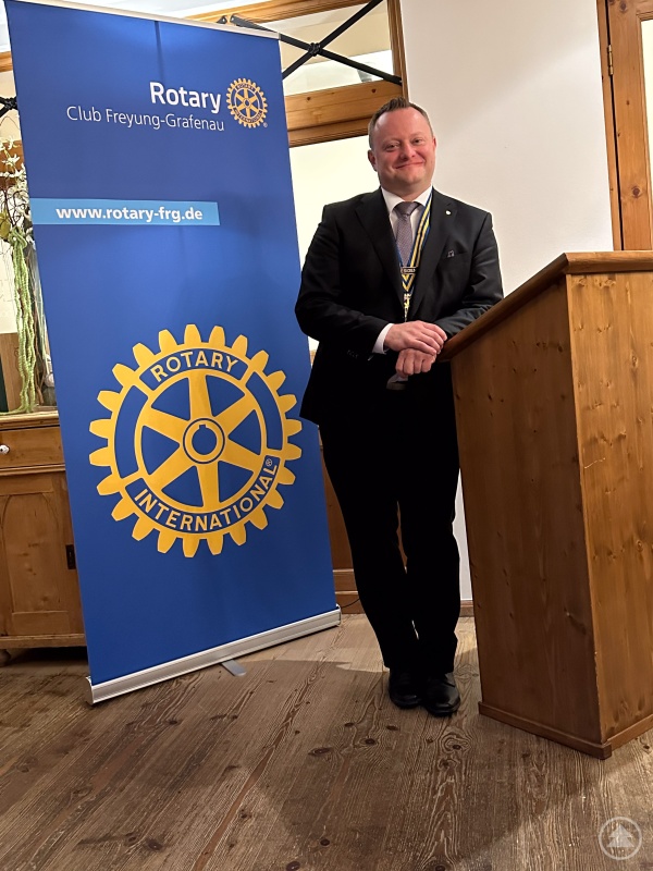 Der neue Präsident 2023/2024 Stefan Behringer