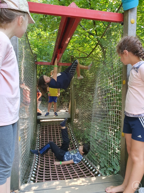 Auch die Kletterkünste waren im Ikuna-Park gefordert.