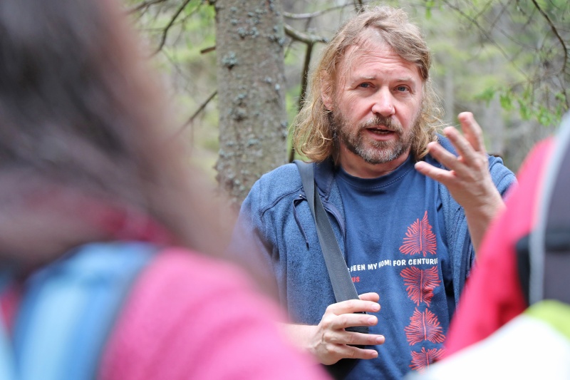 Flyer/Grafik zum Event: Unterwegs mit dem Chef des Nationalparks Šumava am Sa., 11.05.2024 ab 11:00 Uhr