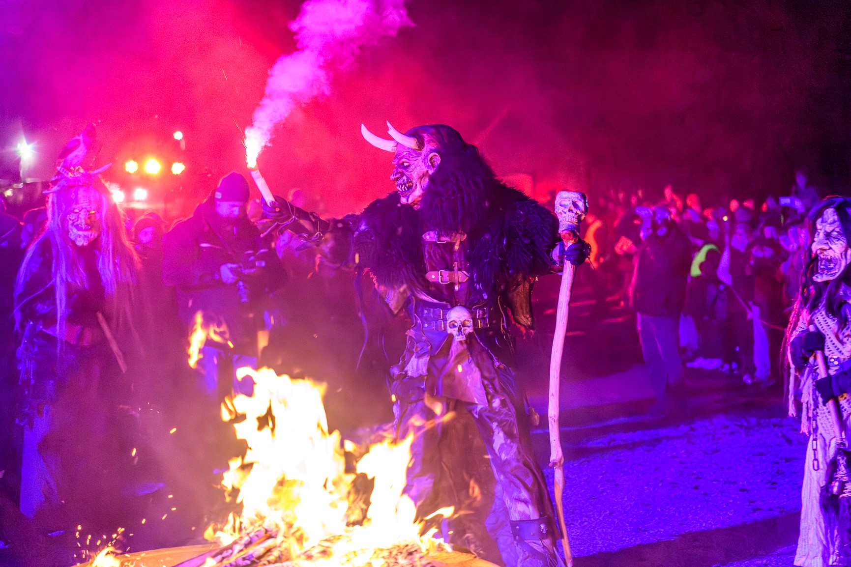 Der Auftritt des Krampusvereins