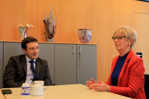 Antrittsbesuch bei der Landrätin