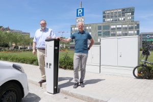 Neue öffentliche E-Ladestation am Klostergarten