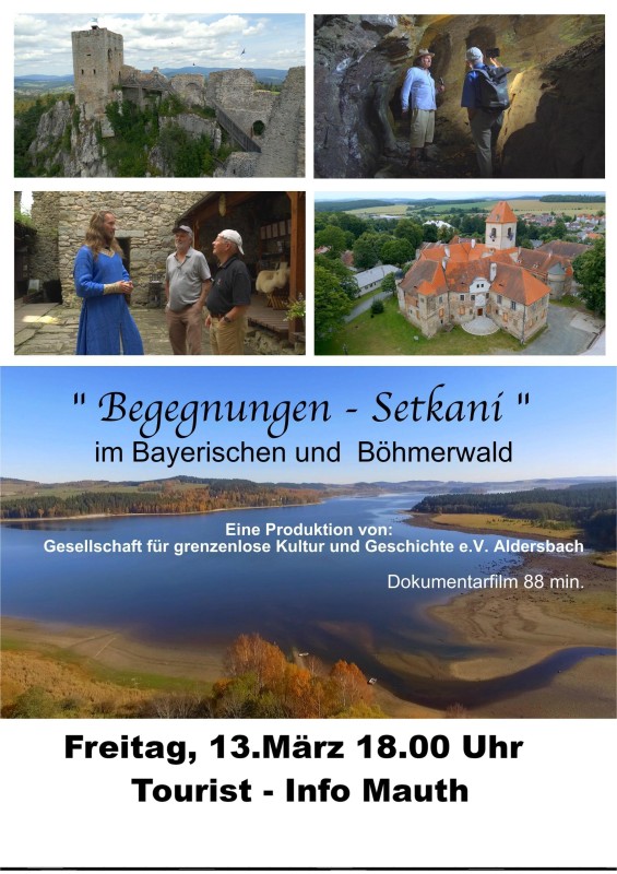 Flyer/Grafik zum Event: Begegnungen im Bayerischen und Böhmerwald am Fr., 13.03.2026 von 18:00 bis 20:00 Uhr