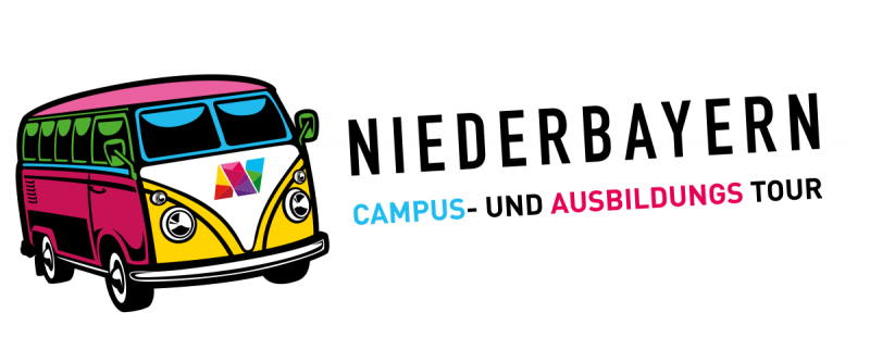 Ein Projekt des Niederbayern-Forums: In der „Niederbayern-Roadshow: Campus- und Ausbildungs-Tour“ fährt der Niederbayern-Bulli virtuell durch den Regierungsbezirk und in die umliegenden Ballungsgebiete, um junge Leute und angehende Schulabsolventen zum Thema Ausbildung und Studium in Niederbayern zu informieren.