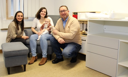 Neu: Still- und Wickelzimmer im Landratsamt Freyung-Grafenau eingerichtet