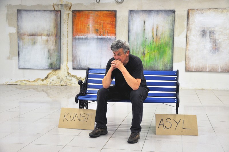 Flyer/Grafik zum Event: Künstlerführung durch Landschaffen & Leibesflucht am So., 15.03.2026 ab 14:00 Uhr