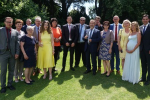 Abordnung aus dem Landkreis beim Bundespräsidenten