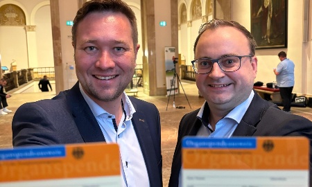 CSU-Landtagsabgeordnete Heisl und Meyer werben für Organspende