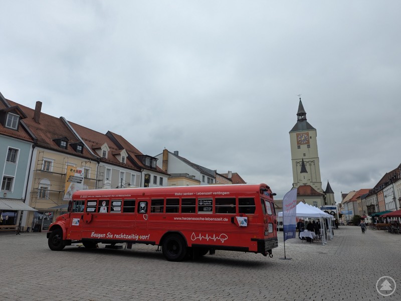 Roter Kardio-Bus beim Antonius Gesundheitstag 2025