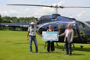 Spontane Spendenbereitschaft bei Hubschraubertreffen in Grafenau